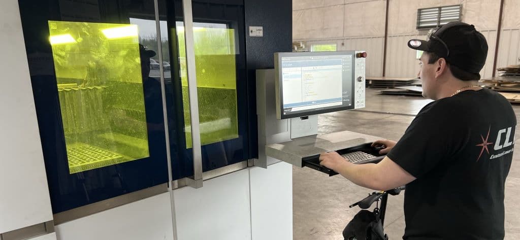 Custom Laser team members