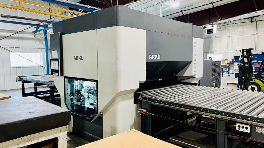 Flattening and stress relieving equipment